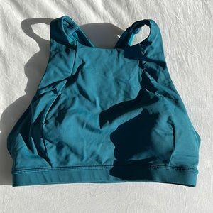 Lululemon High Neck Sports Bra - Teal